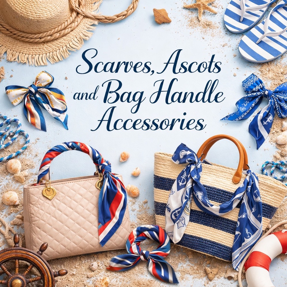 Scarves, Ascots and Bag Handle Accessories